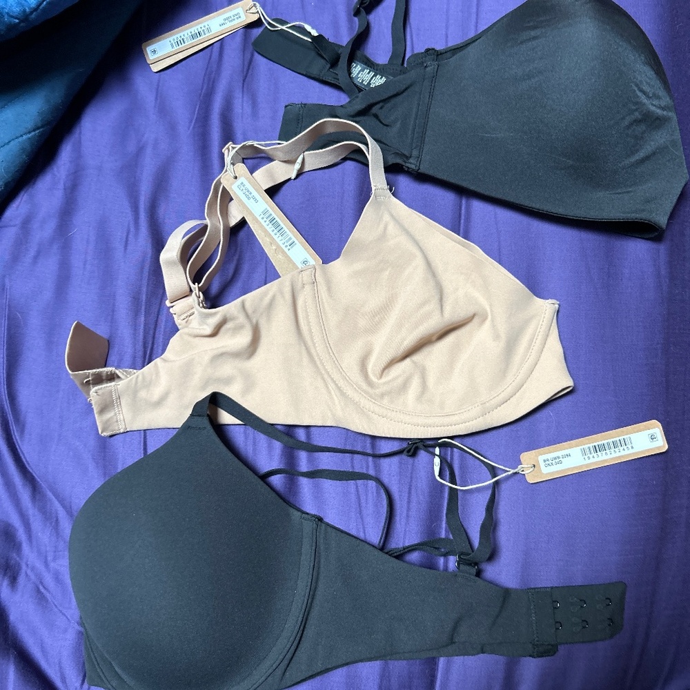 NWT !!! BUNDLE OF THREE SKIMS BRAS check it out!